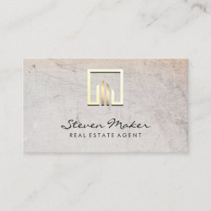 Management   Real Estate Agent Business Card