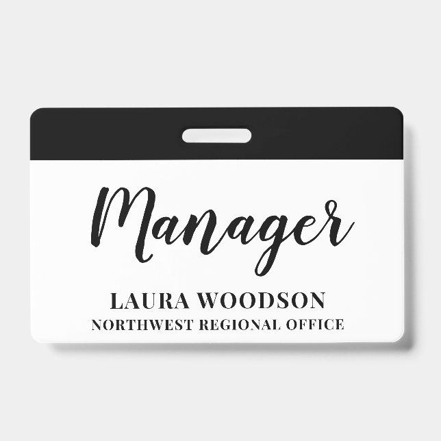 Manager  badge (Front)