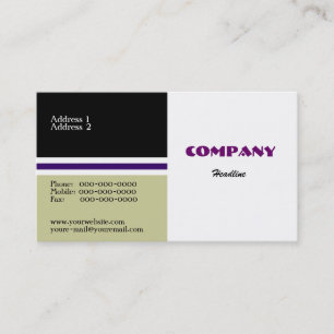 Manager Business Card