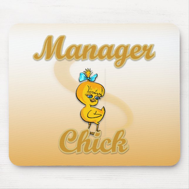 Manager Chick Mouse Pad (Front)