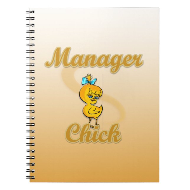 Manager Chick Notebook (Front)