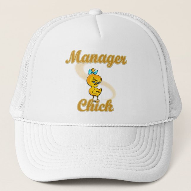 Manager Chick Trucker Hat (Front)