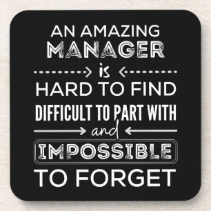 Manager, Gift For Manager, A Truly Great Manager Coaster