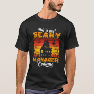 Manager halloween costume Boss Halloween T-Shirt