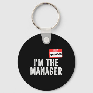 Manager Halloween Costume Karen And Manager Matchi Keychain