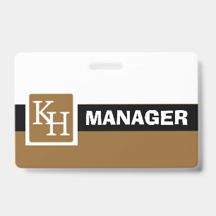 Manager ID Badge