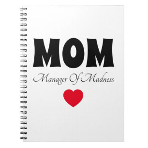 Manager Mom Notebook