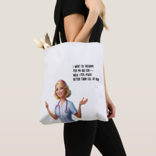 Managing your own self-esteem fairy godmother tote bag