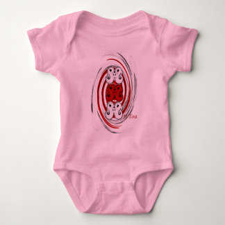 manaia on baby romper suit