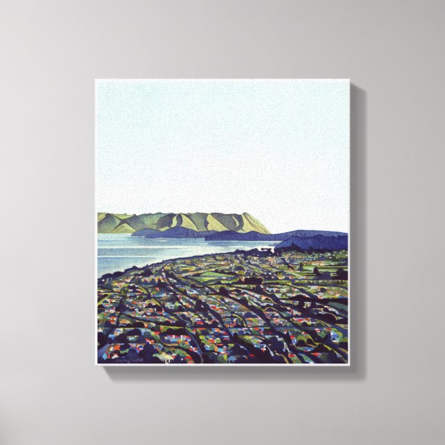 Manakau Heads Canvas Print (Front)