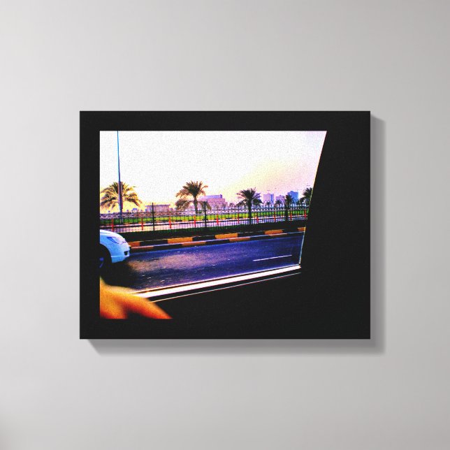 Manama Date Trees Canvas Print (Front)