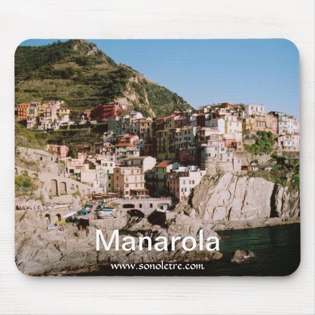 Manarola Panoramic View Mousepad (Front)