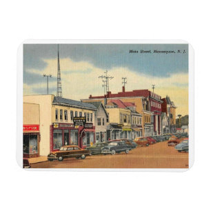 Manasquan NJ, Main St, Vintage Magnet