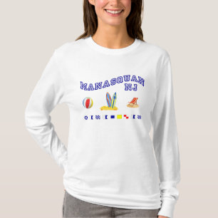 Manasquan NJ - Maritime Spelling T-Shirt