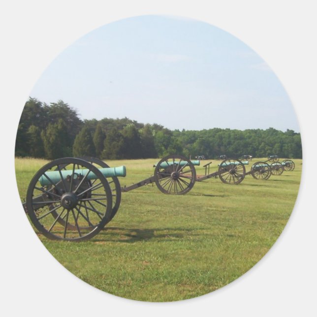 Manassas Battlefield - Civil War Classic Round Sticker (Front)