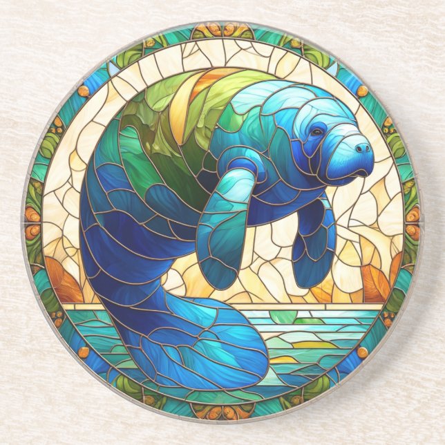 Manatee #2 full body Coaster (Front)