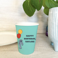 Manatee and Balloons Custom Birthday Party