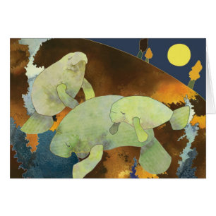 Manatee: Blank Card