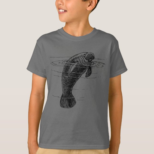 Manatee boys T-Shirt (Front)