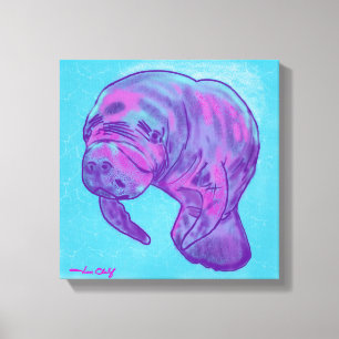 Manatee Canvas Print