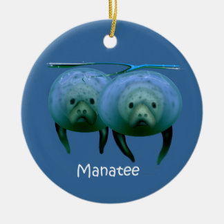 Manatee Christmas Ornament