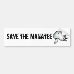 Manatee-EB01 Bumper Sticker