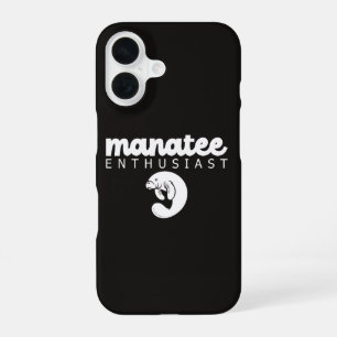 Manatee Enthusiast, Manatee Lover Marine Life Gift iPhone 16 Case