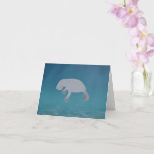 Manatee Greeting Card