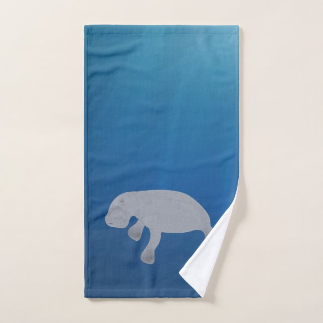 Manatee Hand Towel (Hand Towel)