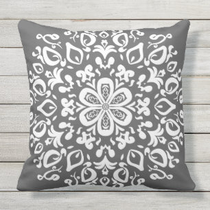 Manatee Mandala Throw Pillow