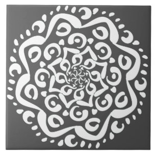 Manatee Mandala Tile