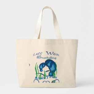 Manatee mom and baby bag