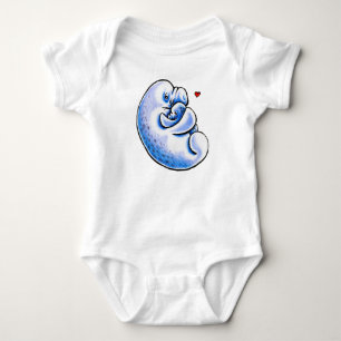 Manatee Mother's Love Baby Bodysuit