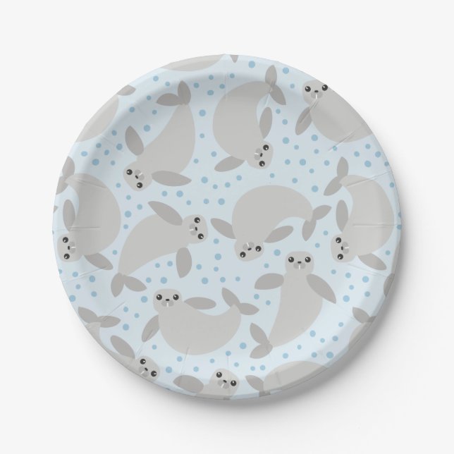 manatee paper plates (Front)