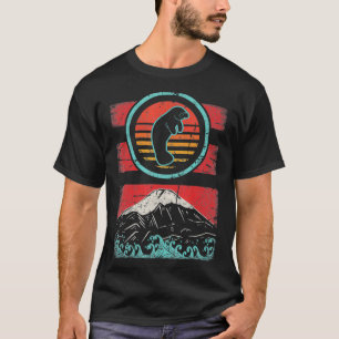 Manatee Sea Cow Retro Vintage 80s Style Gift T-Shirt