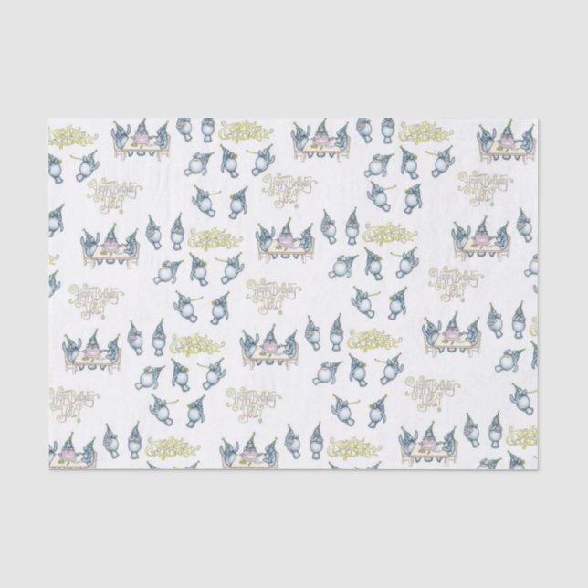 Manatee Series: Birthday Tissue Paper (Front)