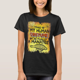 Manatee Shirt This Is My Human Costume Funny For H