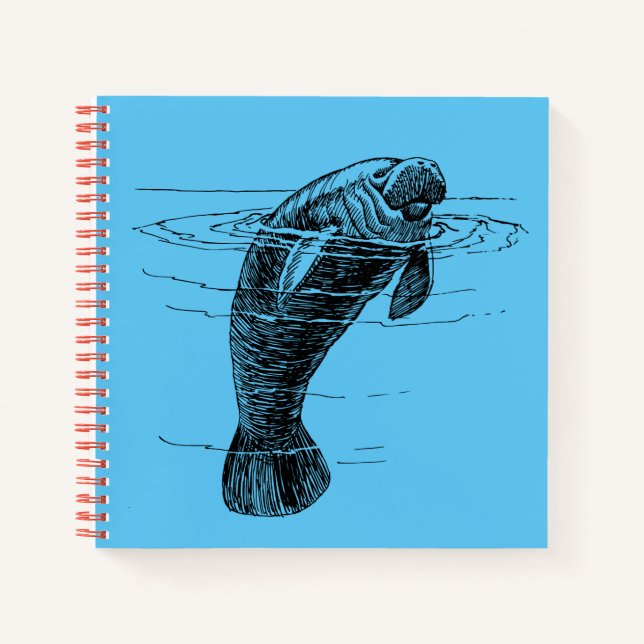 Manatee spiral notebook (Front)