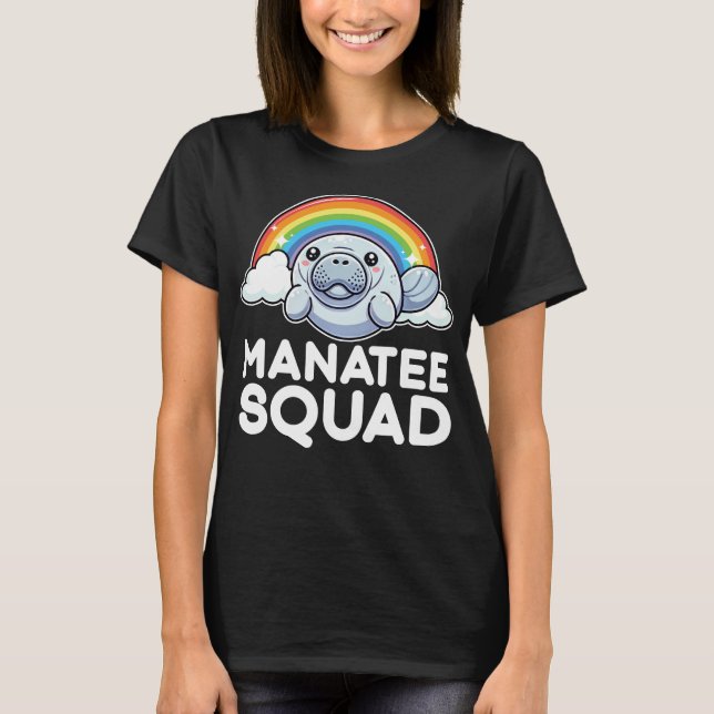 Manatee Squad  T-Shirt (Front)