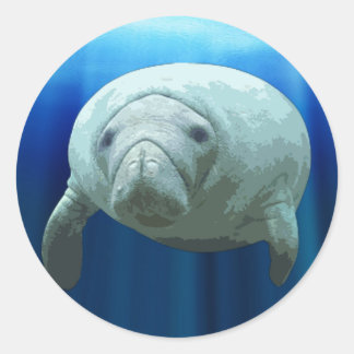 Manatee Sticker