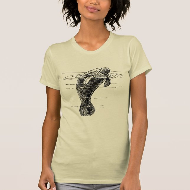 Manatee womens  shirt (Front)