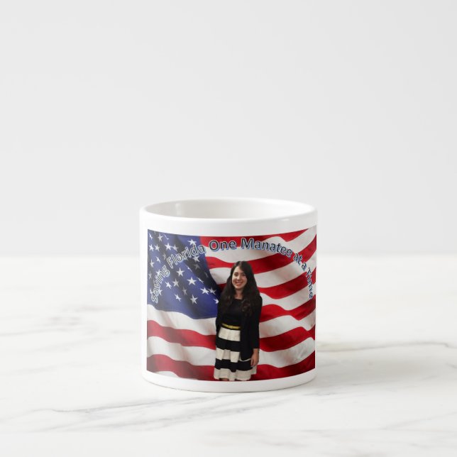 Manatees for Manatees Expresso Mug (Front)