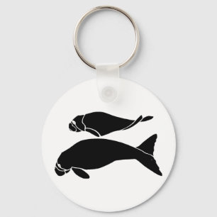 Manatees Keychain