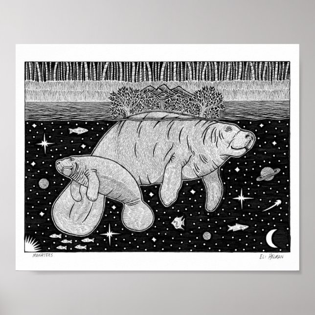 Manatees Poster (Front)
