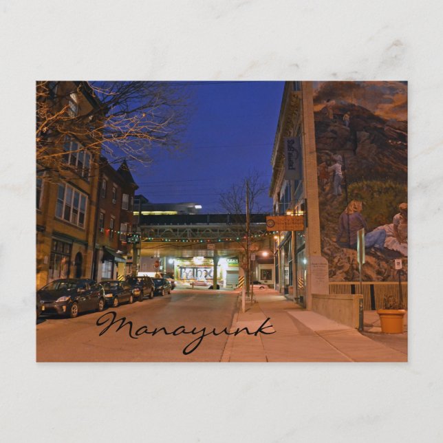 Manayunk, carte postale PA (Devant)