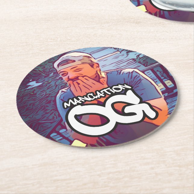 Mancation OG Coaster (Angled)