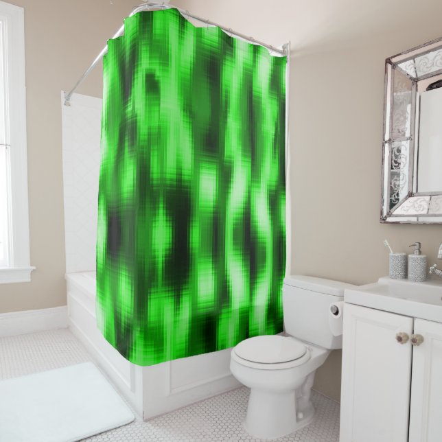 Manchado verde e preto estilo pastilhas de vidro (In Situ)