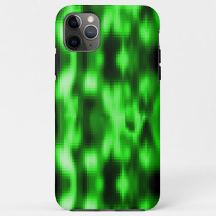 Manchado verde e preto estilo pastilhas de vidro iPhone 11 pro max case