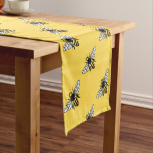 Manchester Bee Short Table Runner