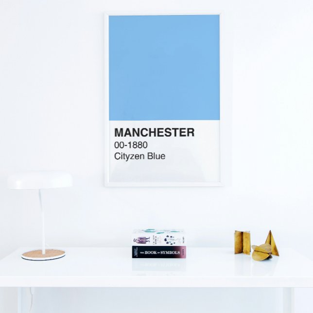 Manchester Blue Cityzen - Full Width Poster (Creator Uploaded)